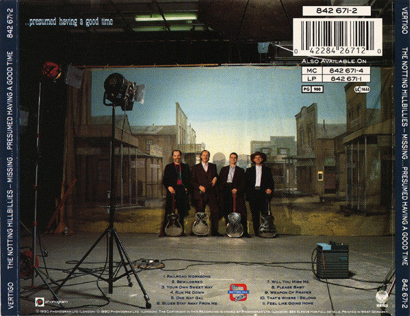 The Notting Hillbillies : Missing… Presumed Having A Good Time (CD, Album)