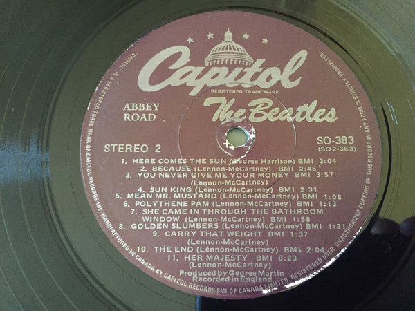 The Beatles : Abbey Road (LP, Album, RE)