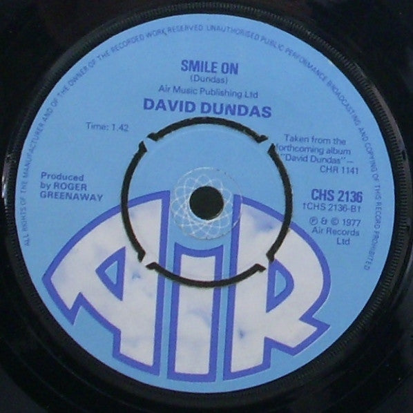 David Dundas : Another Funny Honeymoon / Smile On (7", Single)