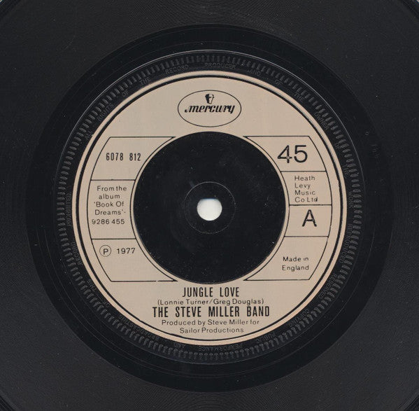 Steve Miller Band : Jungle Love (7", Single, Sma)