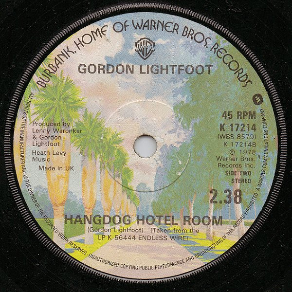 Gordon Lightfoot : Daylight Katy (7", Single)