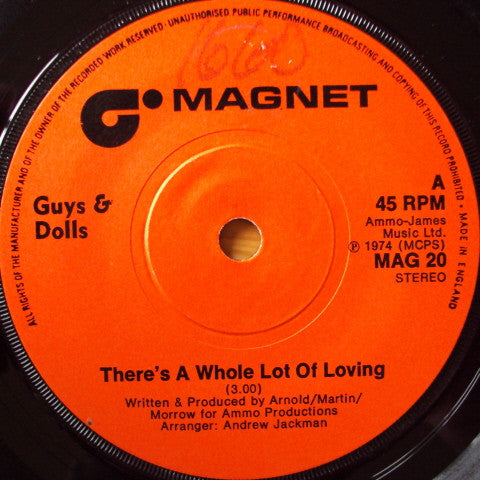 Guys 'n Dolls : There's A Whole Lot Of Loving (7")