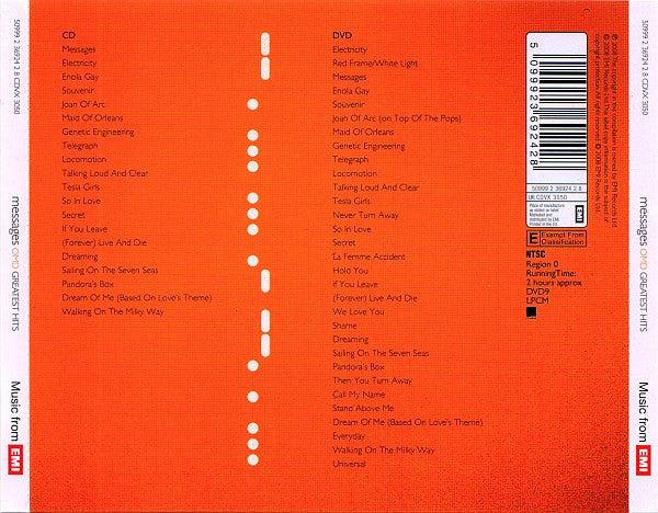 OMD* : Messages (OMD Greatest Hits) (CD, Comp, RM + DVD-V, Comp, NTSC)