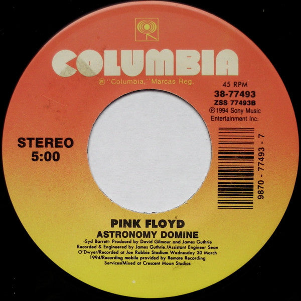 Pink Floyd : Take It Back (7", Single)