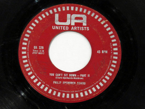 Phil Upchurch Combo : You Can't Sit Down (7", Single)