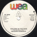 Modern Romance : Walking In The Rain (7", Single, Mus)