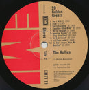 The Hollies : 20 Golden Greats (LP, Album, Comp, RM)