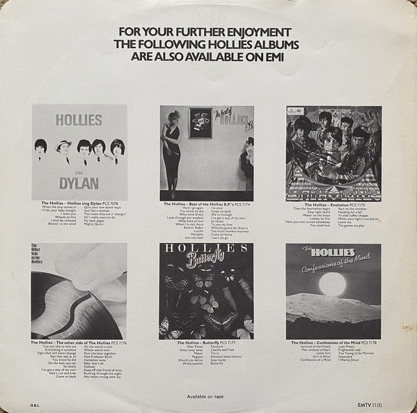 The Hollies : 20 Golden Greats (LP, Album, Comp, RM)