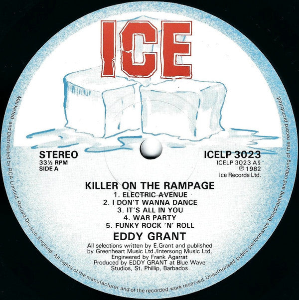 Eddy Grant : Killer On The Rampage (LP, Album)