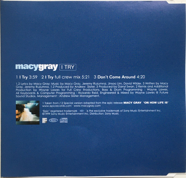 Macy Gray : I Try (CD, Single)