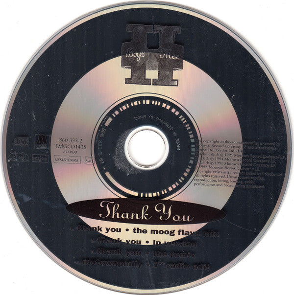 Boyz II Men : Thank You (CD, Single)