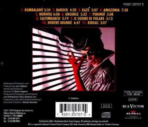 Cirque Du Soleil : Saltimbanco (CD, Album, RP)