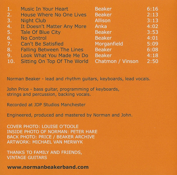 Norman Beaker & John Price (18) : Between The Lines (CD)