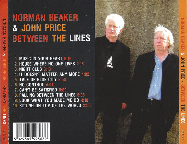 Norman Beaker & John Price (18) : Between The Lines (CD)