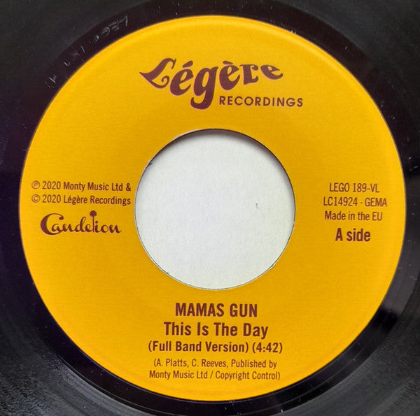 Mamas Gun : This Is The Day / We (7", Ltd)