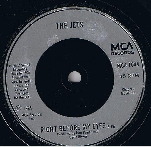 The Jets : Crush On You (7", Single, Inj)