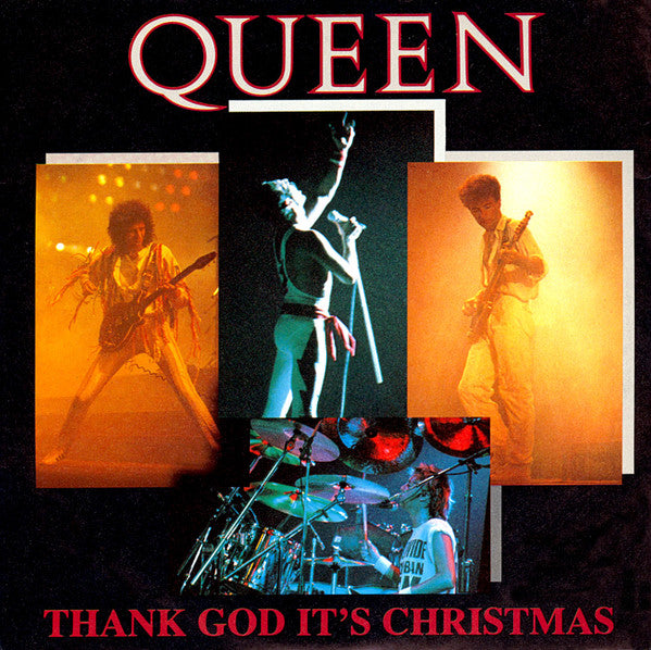 Queen : Thank God It's Christmas (7", Single, Pap)