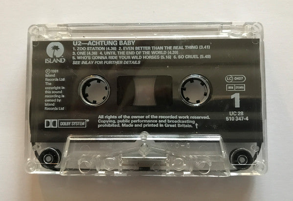 U2 : Achtung Baby (Cass, Album)