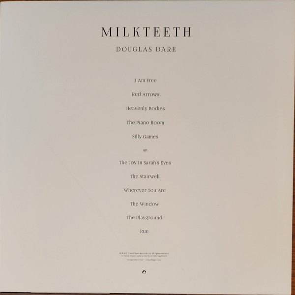 Douglas Dare : Milkteeth (LP, Album, Ltd, Cle)