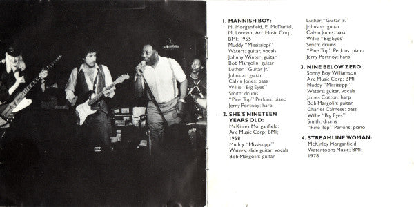 Muddy Waters : Muddy "Mississippi" Waters Live (CD, Album, RE, RP)