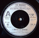 The Ramones* : I Wanna Be Sedated (7", Single)