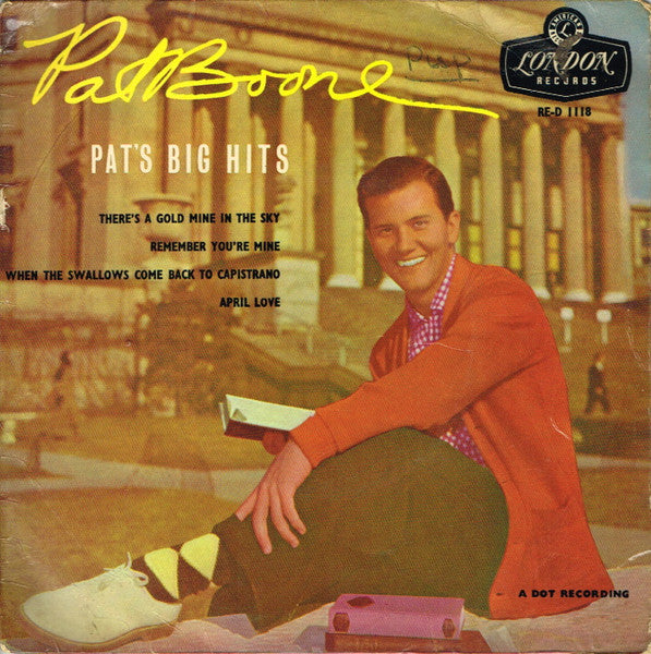 Pat Boone : Pat's Big Hits (7", EP, RP, bro)