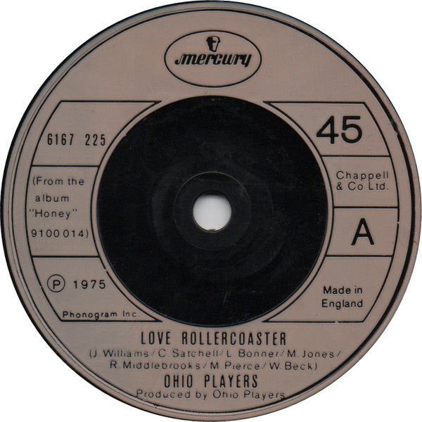 Ohio Players : Love Rollercoaster (7", Single)