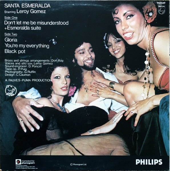 Santa Esmeralda Starring Leroy Gomez : Don't Let Me Be Misunderstood (LP, Album)