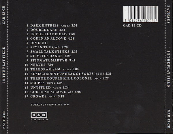 Bauhaus : In The Flat Field (CD, Album, RE, RM, RP)