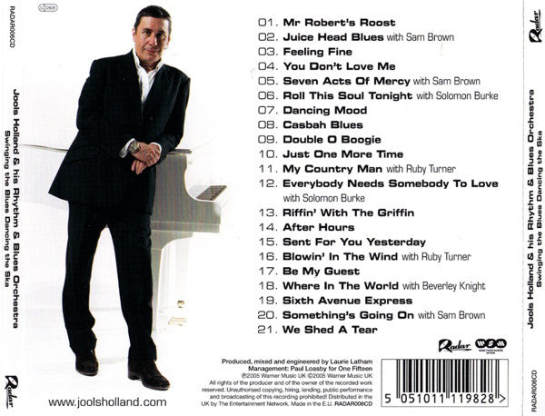 Jools Holland And His Rhythm & Blues Orchestra : Swinging The Blues Dancing The Ska (CD, Album, Sli)