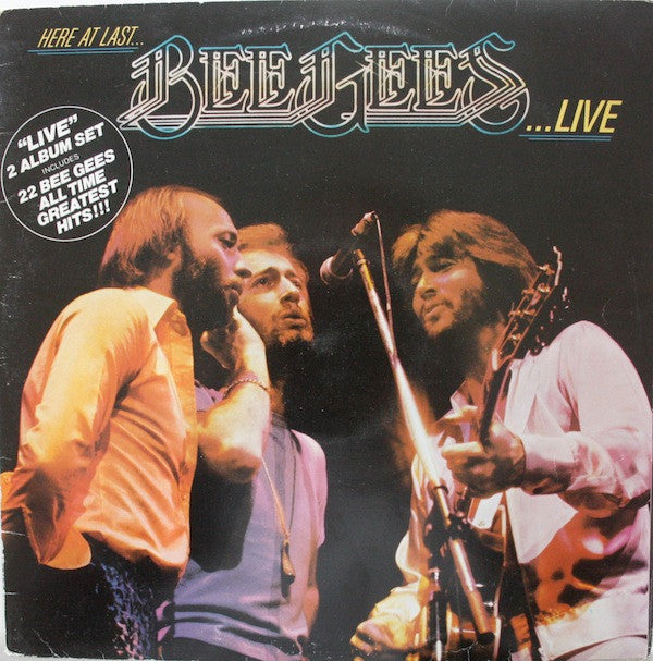 Bee Gees : Here At Last - Live (2xLP, Album, P/Mixed)