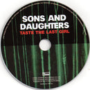 Sons And Daughters : Taste The Last Girl (CD, Single, Promo)