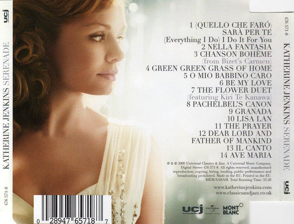 Katherine Jenkins : Serenade (CD, Album, Sup)