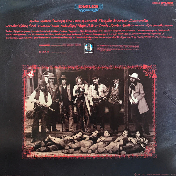 Eagles : Desperado (LP, Album, RP)