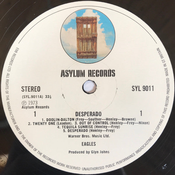 Eagles : Desperado (LP, Album, RP)