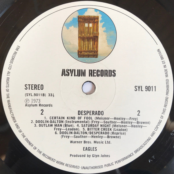 Eagles : Desperado (LP, Album, RP)