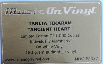 Tanita Tikaram : Ancient Heart (LP, Album, Ltd, Num, RE, Whi)