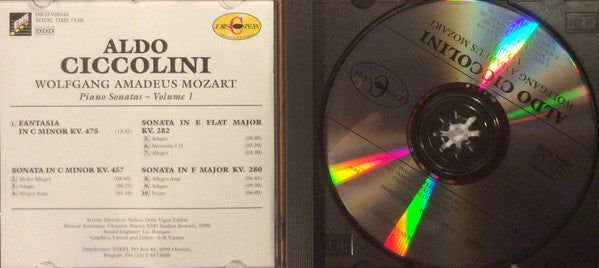 Aldo Ciccolini, Wolfgang Amadeus Mozart : Piano Sonatas - Volume 1 (CD, Album)