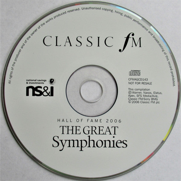 Various : Classic FM Hall Of Fame 2006 - The Great Symphonies (CD, Comp)