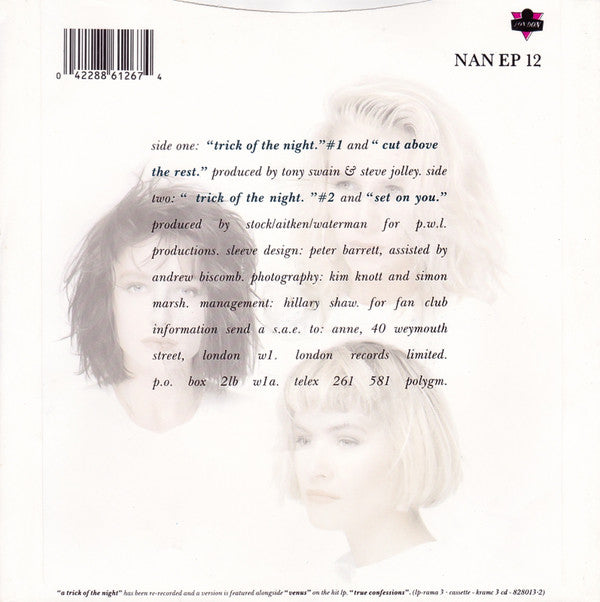 Bananarama : A Trick Of The Night (7", EP, S/Edition)