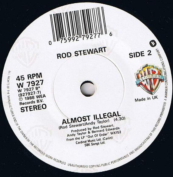 Rod Stewart : Lost In You (7", Single, Dam)