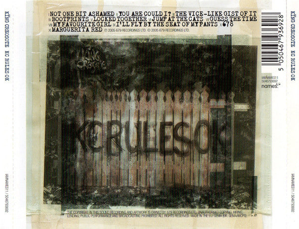 King Creosote : KC Rules OK (CD, Album)