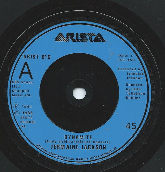 Jermaine Jackson : Dynamite (Remix) / Take Good Care Of My Heart (7")