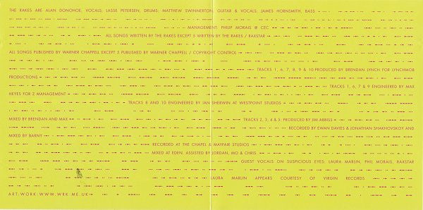 The Rakes : Ten New Messages (CD, Album)