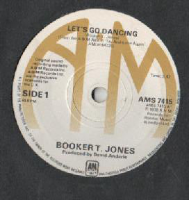 Booker T. Jones : Let's Go Dancing (7", Single)