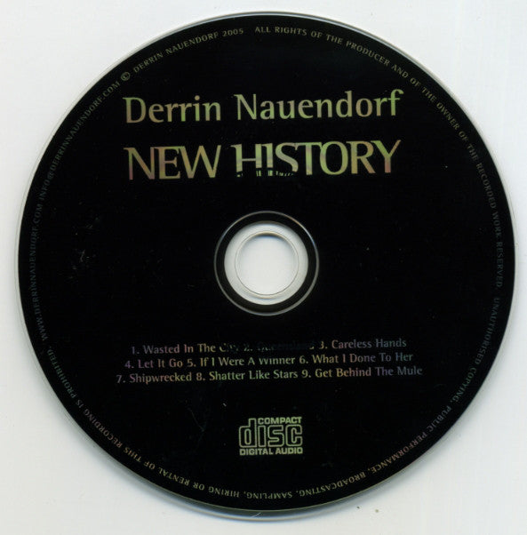 Derrin Nauendorf : New History (CD)