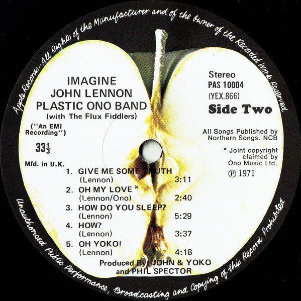 John Lennon : Imagine (LP, Album)