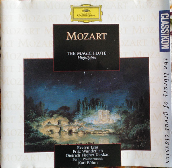 Wolfgang Amadeus Mozart, Evelyn Lear, Fritz Wunderlich, Dietrich Fischer-Dieskau, Berliner Philharmoniker, Karl Böhm : The Magic Flute - Highlights (CD, Album, RM)