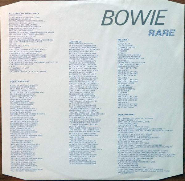 Bowie* : Rare (LP, Comp)