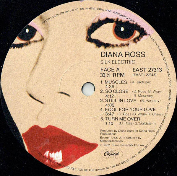 Diana Ross : Silk Electric (LP, Album, Gat)